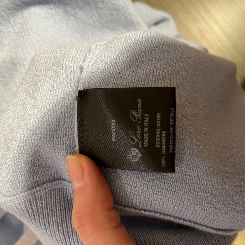 Loro Piana Loro Piana Men's 100% Cashmere Hoodie - dmc Size US M / EU 48-50 / 2 - 6 Thumbnail