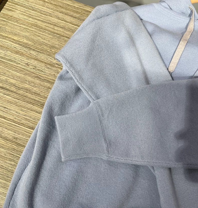 Loro Piana Loro Piana Men's 100% Cashmere Hoodie - dmc Size US M / EU 48-50 / 2 - 4 Thumbnail