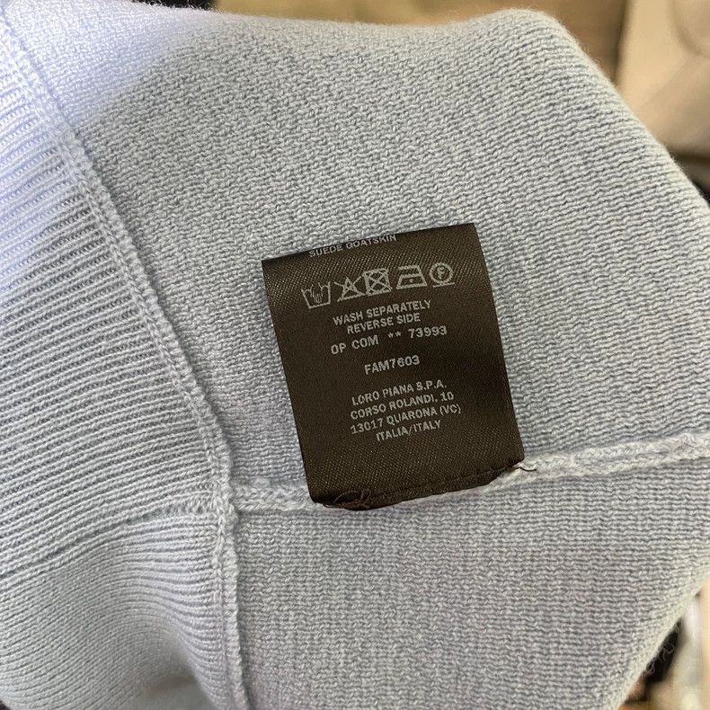 Loro Piana Loro Piana Men's 100% Cashmere Hoodie - dmc Size US M / EU 48-50 / 2 - 5 Thumbnail