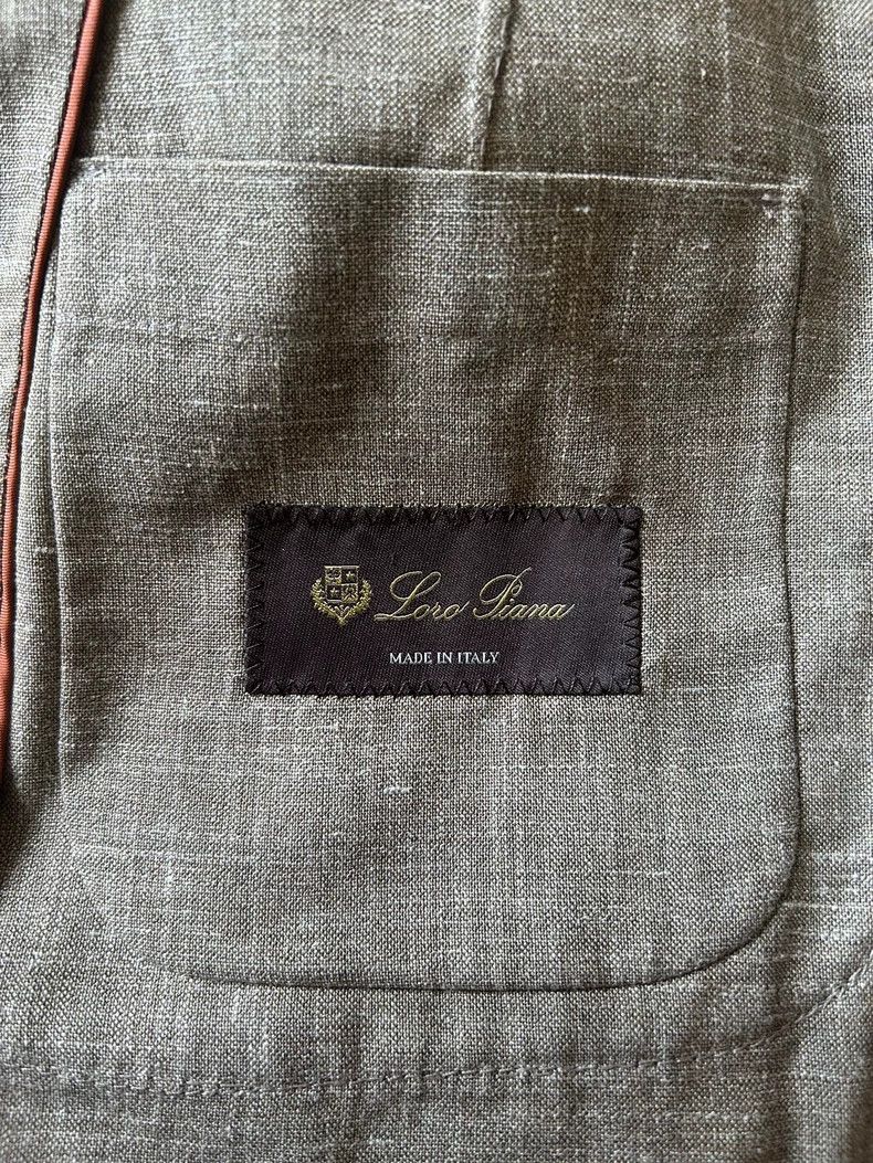 Loro Piana Loro Piana Light Brown-Gray Blazer - dmc Size US L / EU 52-54 / 3 - 3 Thumbnail