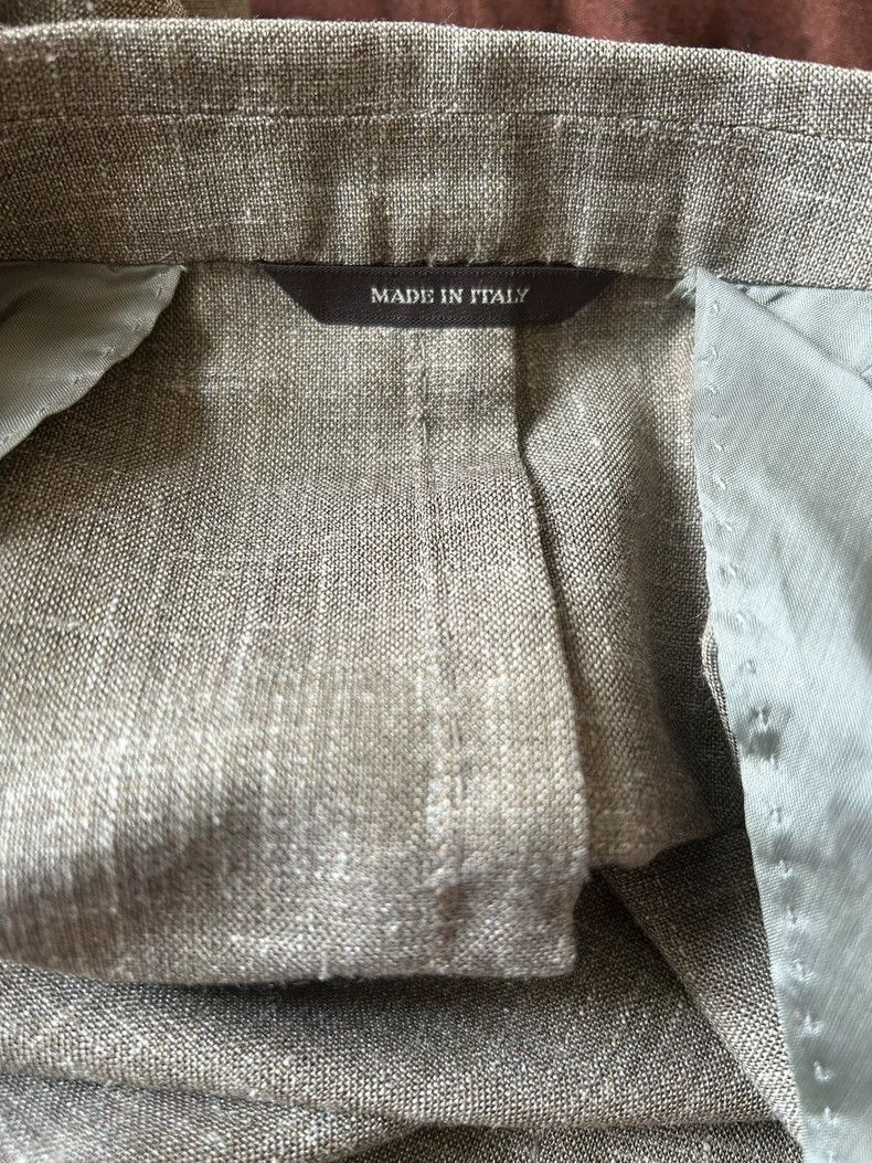Loro Piana Loro Piana Light Brown-Gray Blazer - dmc Size US L / EU 52-54 / 3 - 6 Thumbnail