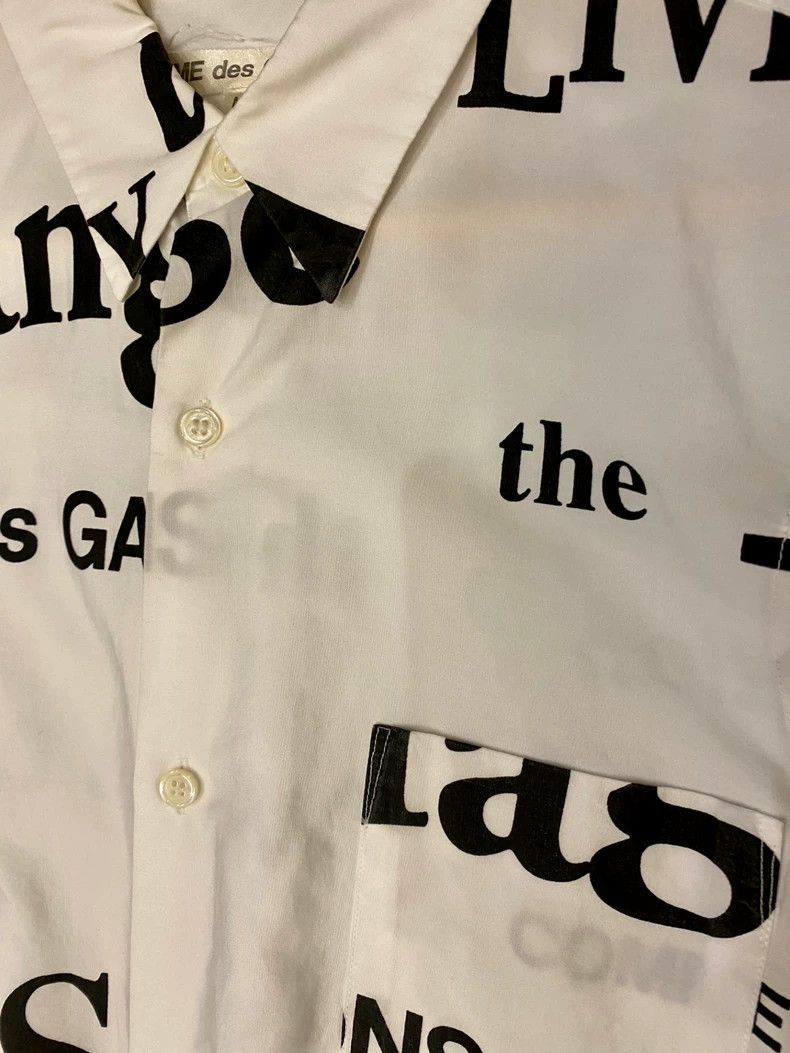 Comme des Garcons COMME des GARCONS Logo Print Shirt - dmc Size US M / EU 48-50 / 2 - 3 Thumbnail