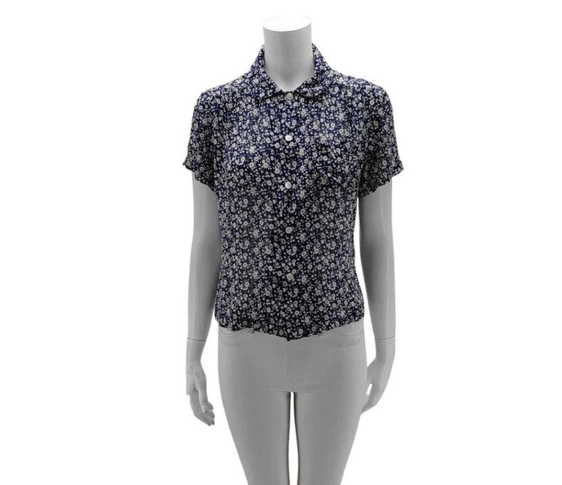 Comme des Garcons COMME des GARCONS Floral Silk Shirt - dmc Size US M / EU 48-50 / 2 - 6 Thumbnail