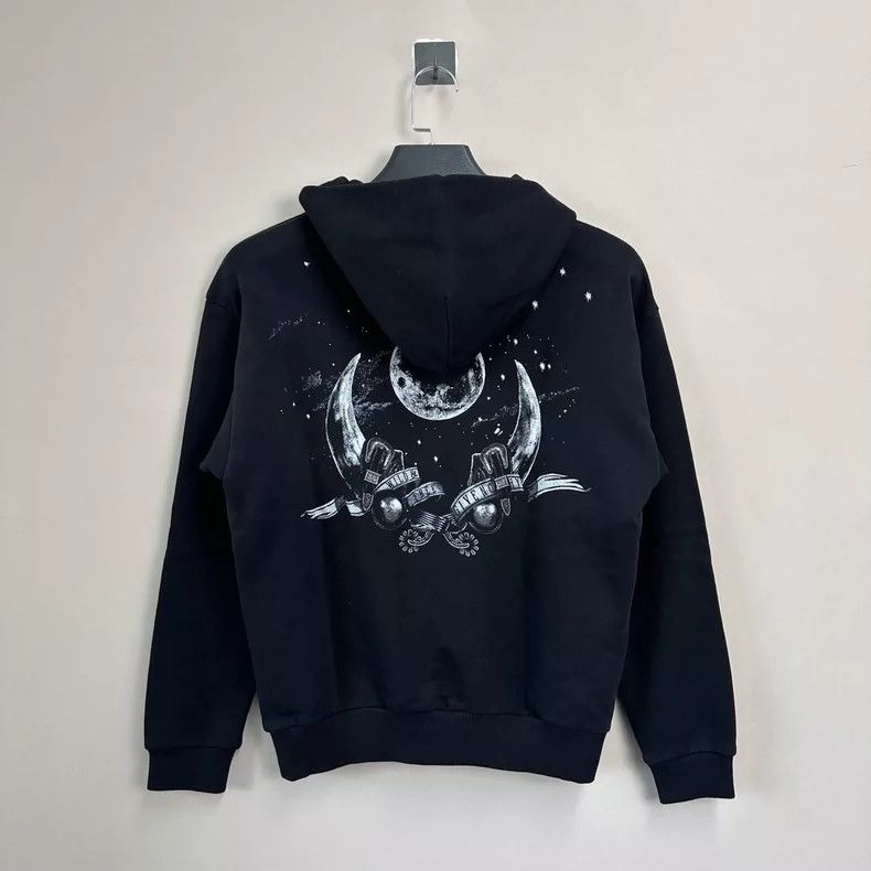 Givenchy Givenchy New Moon Graphic Hoodie - dmc Size US XS / EU 42 / 0 - 2 Thumbnail