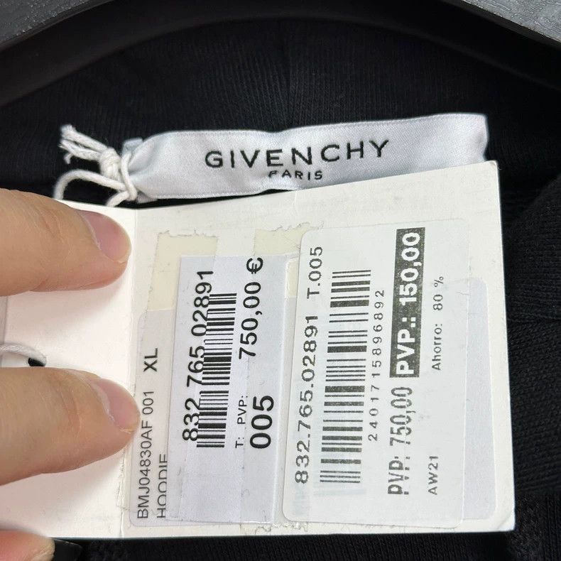 Givenchy Givenchy New Letter Logo Hoodie - dmc Size US XL / EU 56 / 4 - 4 Thumbnail
