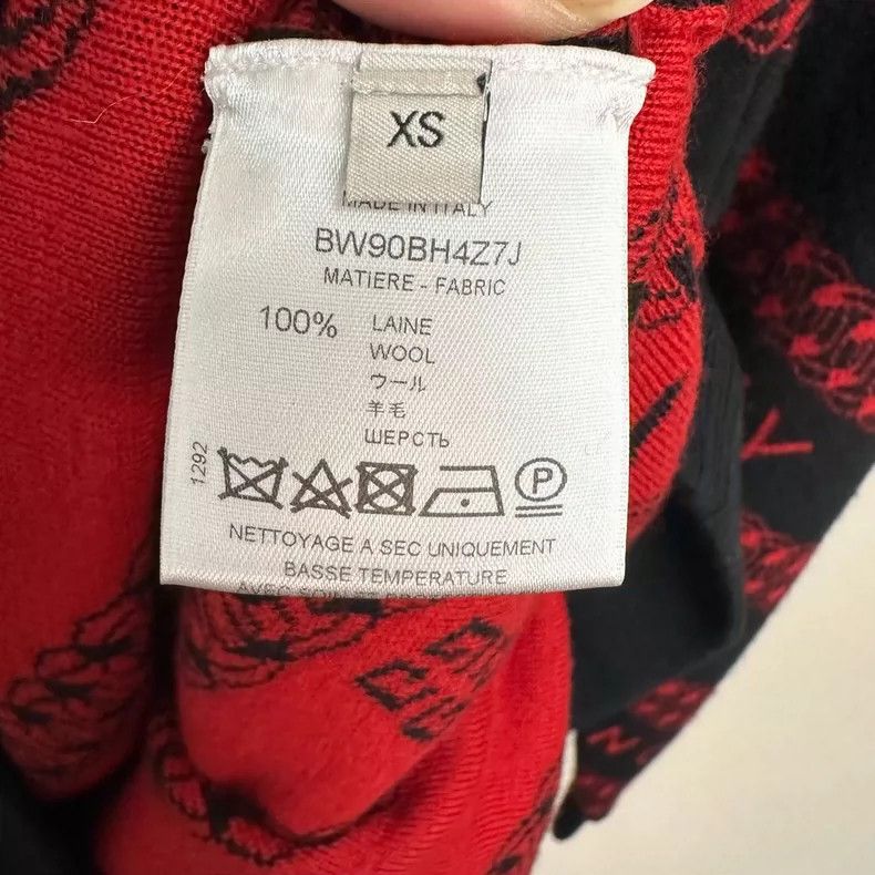 Givenchy Givenchy Wool Logo Print Hoodie - dmc Size US XS / EU 42 / 0 - 4 Thumbnail