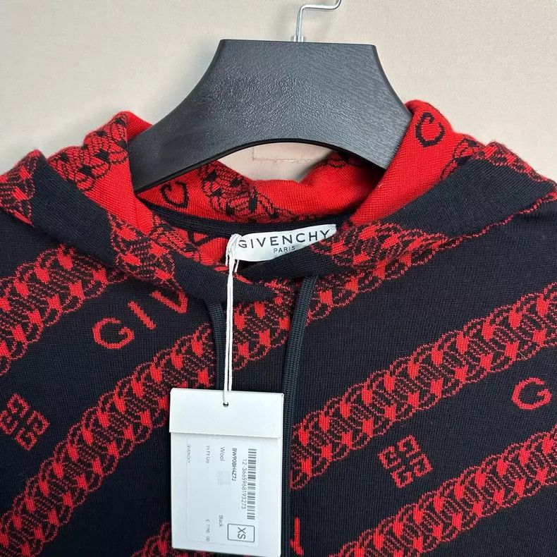 Givenchy Givenchy Wool Logo Print Hoodie - dmc Size US XS / EU 42 / 0 - 3 Thumbnail