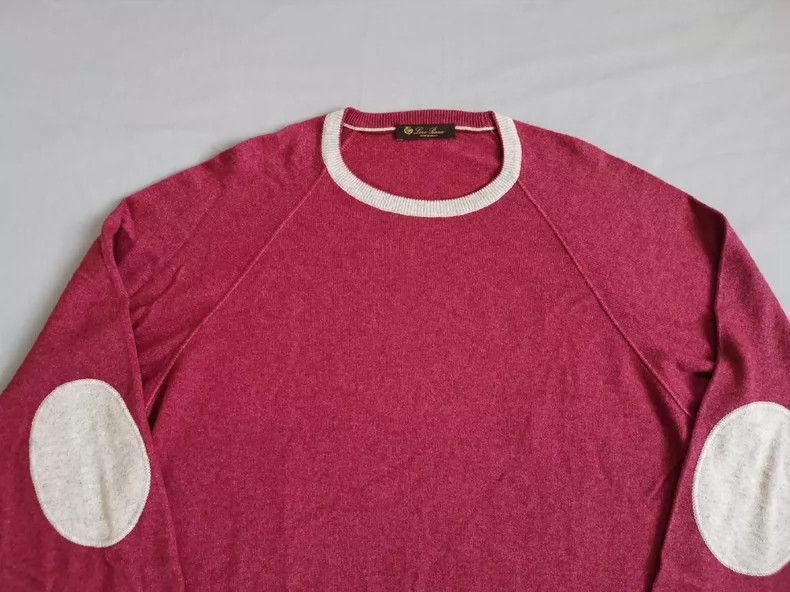 Loro Piana Loro Piana Red Cashmere Silk Sweater - dmc Size US XL / EU 56 / 4 - 3 Thumbnail