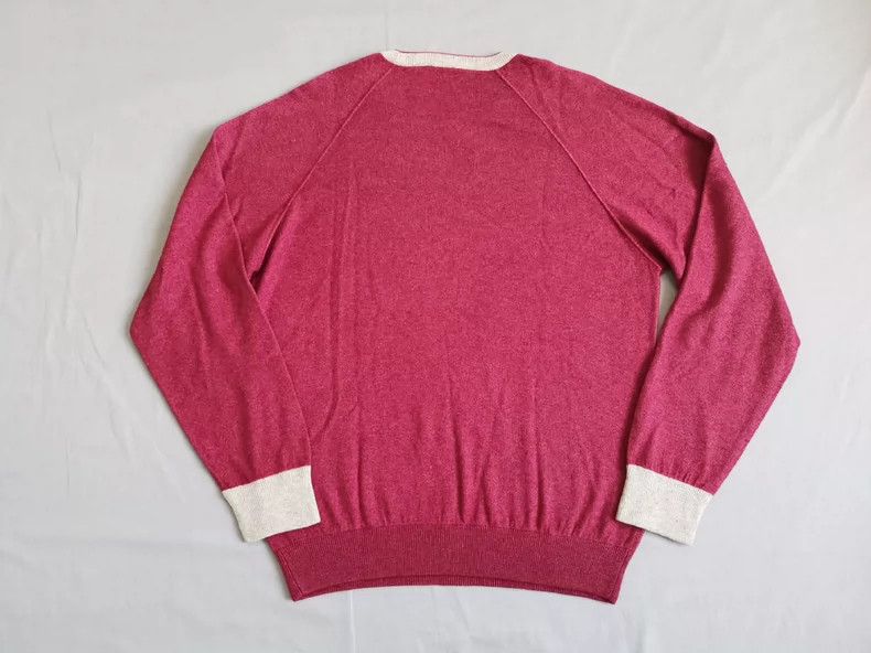 Loro Piana Loro Piana Red Cashmere Silk Sweater - dmc Size US XL / EU 56 / 4 - 5 Thumbnail