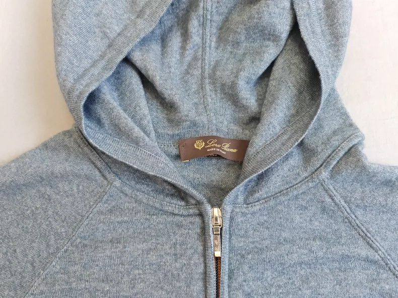 Loro Piana Loro Piana Men's Cashmere Zip Hoodie - dmc Size US XS / EU 42 / 0 - 3 Thumbnail