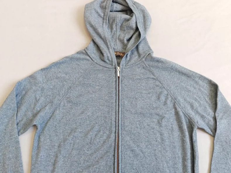 Loro Piana Loro Piana Men's Cashmere Zip Hoodie - dmc Size US XS / EU 42 / 0 - 2 Thumbnail