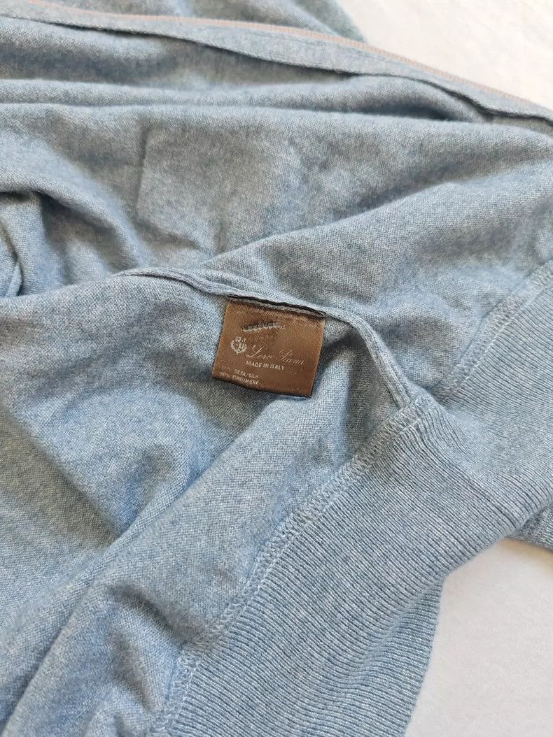 Loro Piana Loro Piana Men's Cashmere Zip Hoodie - dmc Size US XS / EU 42 / 0 - 4 Thumbnail
