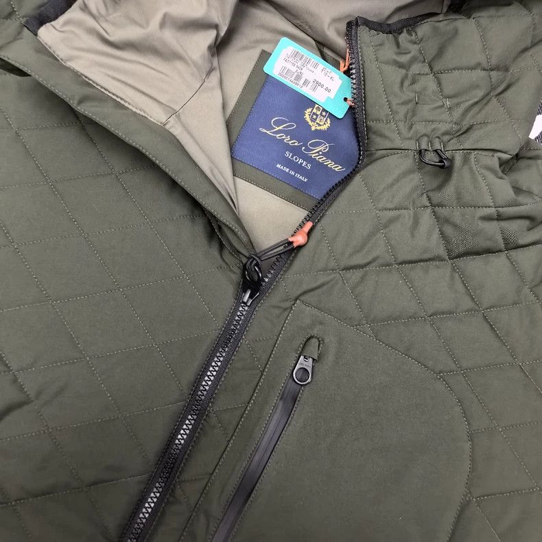 Loro Piana Loro Piana Forest Green Quilted Jacket - dmc Size US XL / EU 56 / 4 - 3 Thumbnail
