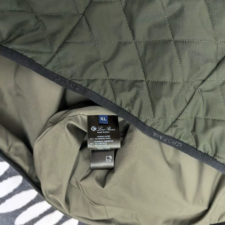 Loro Piana Loro Piana Forest Green Quilted Jacket - dmc Size US XL / EU 56 / 4 - 4 Thumbnail