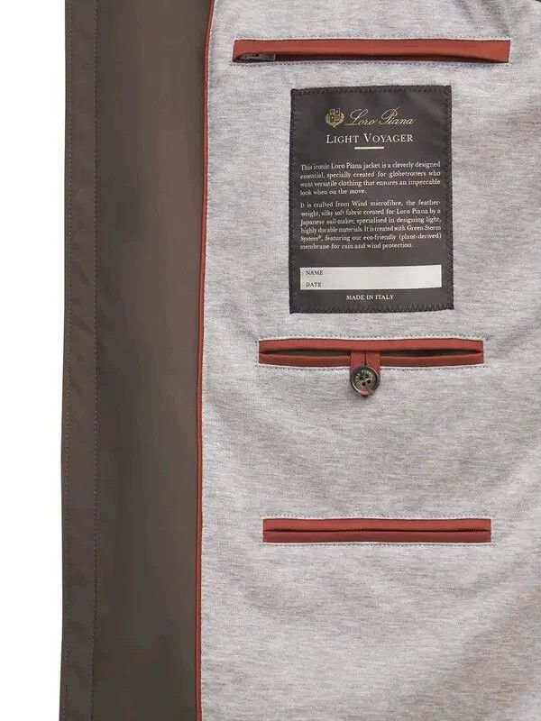Loro Piana Loro Piana Brown Voyager Rain Jacket - dmc Size US M / EU 48-50 / 2 - 9 Thumbnail
