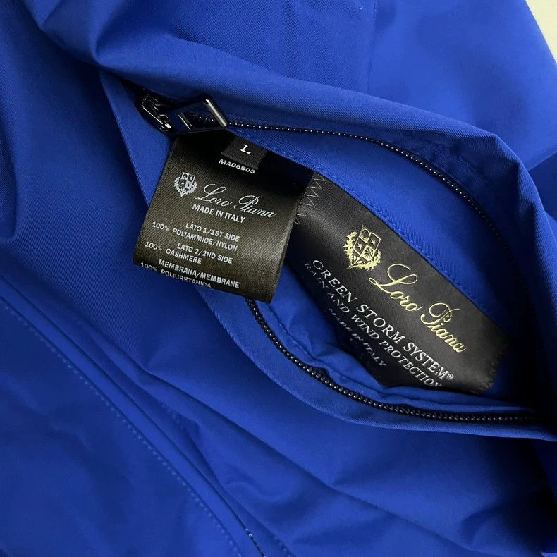 Loro Piana Loro Piana Blue Black Reversible Bomber Jacket - dmc Size US L / EU 52-54 / 3 - 5 Thumbnail
