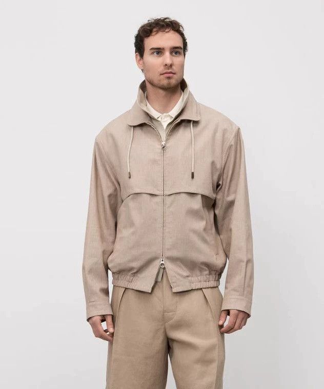 Loro Piana Loro Piana Linen Bomber Jacket - dmc Size US M / EU 48-50 / 2 - 5 Thumbnail