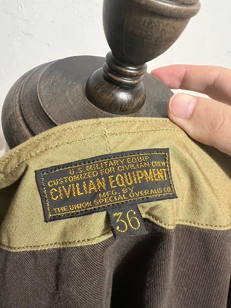 Freewheelers Military Style Beige Vest with Buttons Size US S / EU 44-46 / 1 - 8 Thumbnail