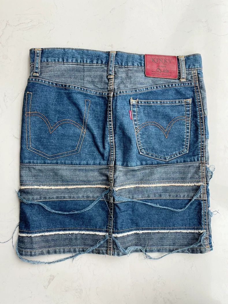 Hysteric Glamour Hysteric Glamour 90s Patchwork Denim Skirt-dmc Size US 27 - 4 Thumbnail