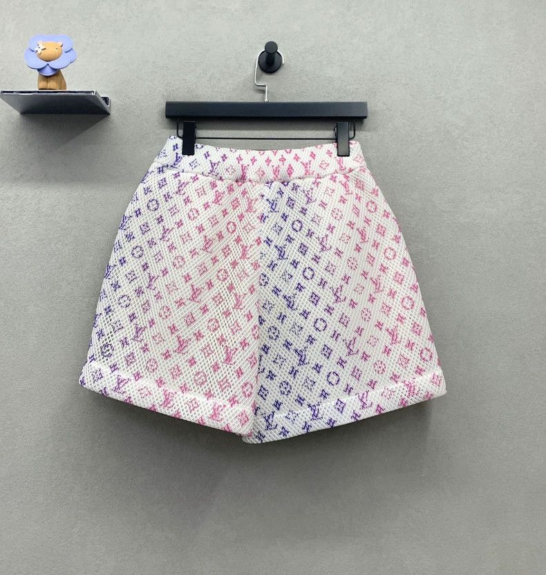 Louis Vuitton Colorful Hollow Short Pants for Summer - dmc Size US 36 / EU 52 - 2 Thumbnail