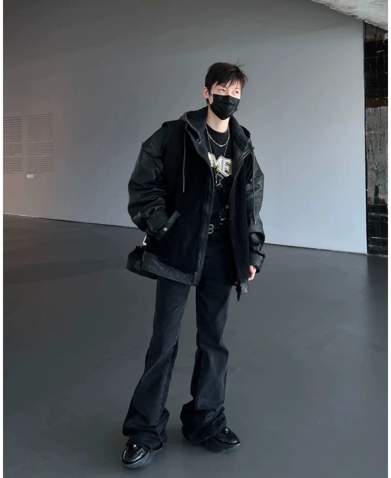 Balenciaga Balenciaga Hooded Leather Jacket with Lush Lining - dmc Size US M / EU 48-50 / 2 - 7 Thumbnail