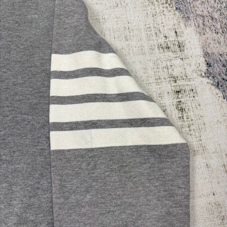 Thom Browne Thom Browne Sweatshirt with Four Stripes-dmc Size US M / EU 48-50 / 2 - 3 Thumbnail