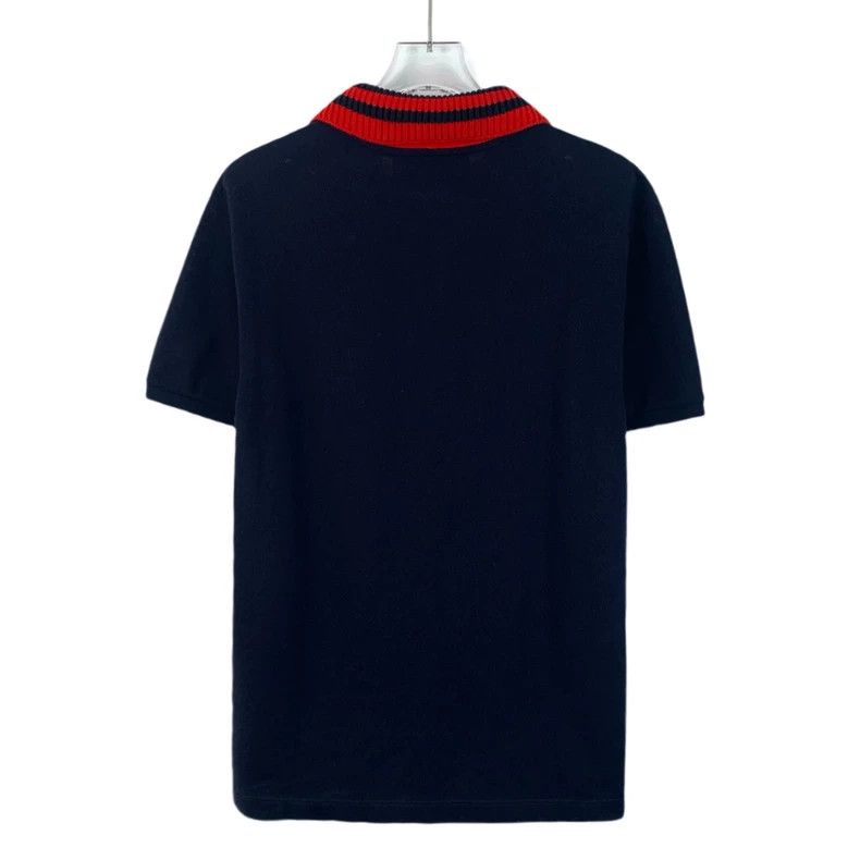 Gucci Gucci Navy Striped Cotton Polo Shirt - dmc Size US S / EU 44-46 / 1 - 2 Thumbnail