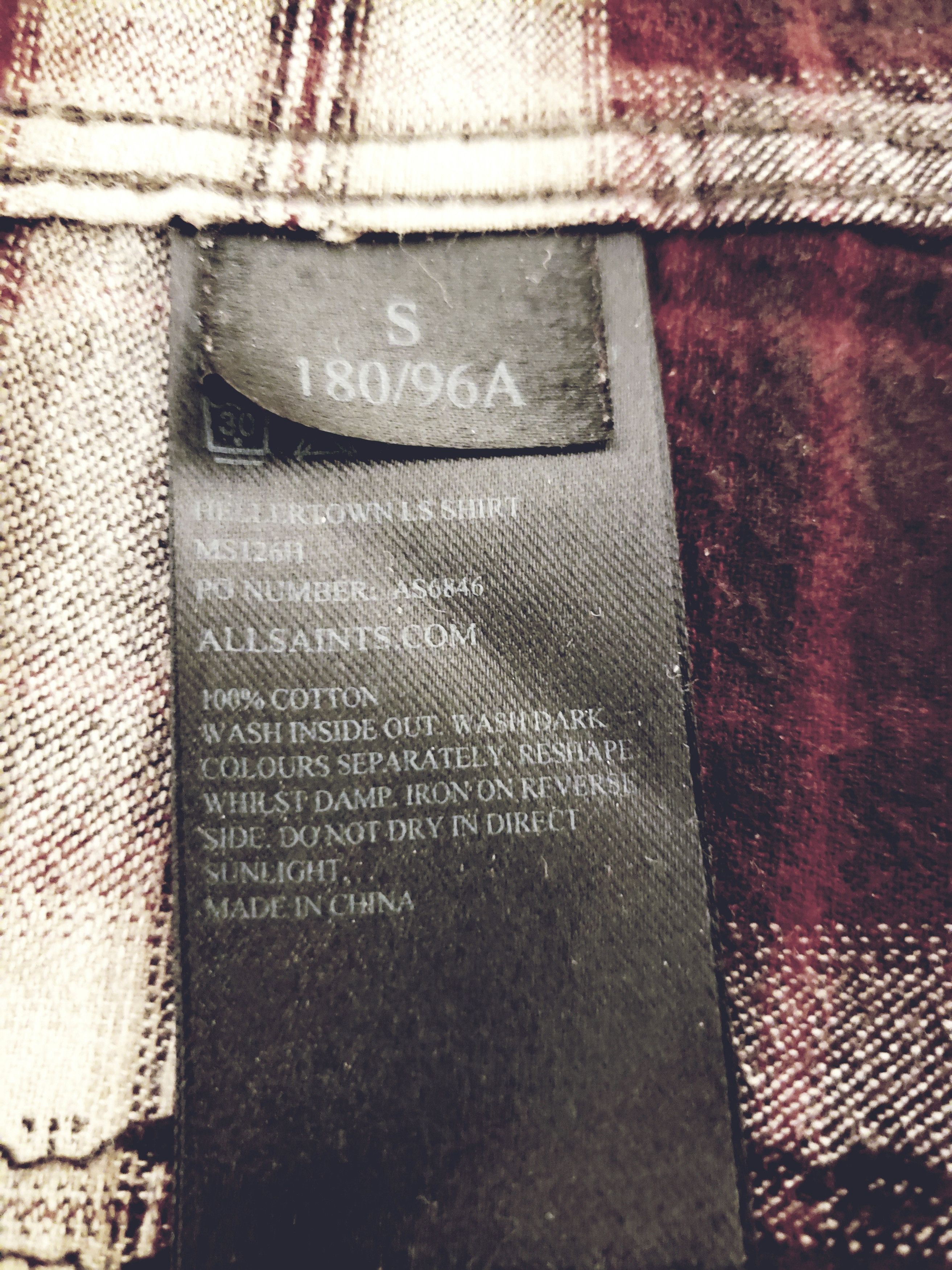 Allsaints Allsaints Hellertown Flannel Red Black White Size US S / EU 44-46 / 1 - 5 Thumbnail