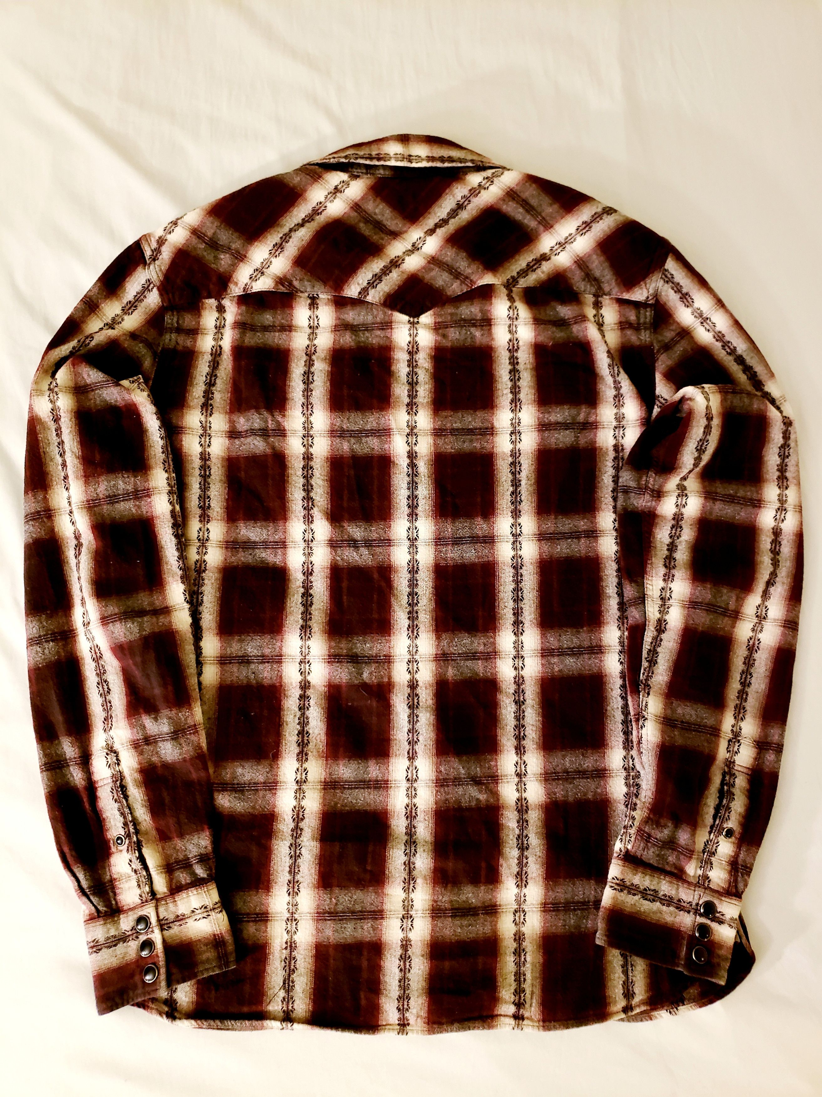 Allsaints Allsaints Hellertown Flannel Red Black White Size US S / EU 44-46 / 1 - 3 Thumbnail