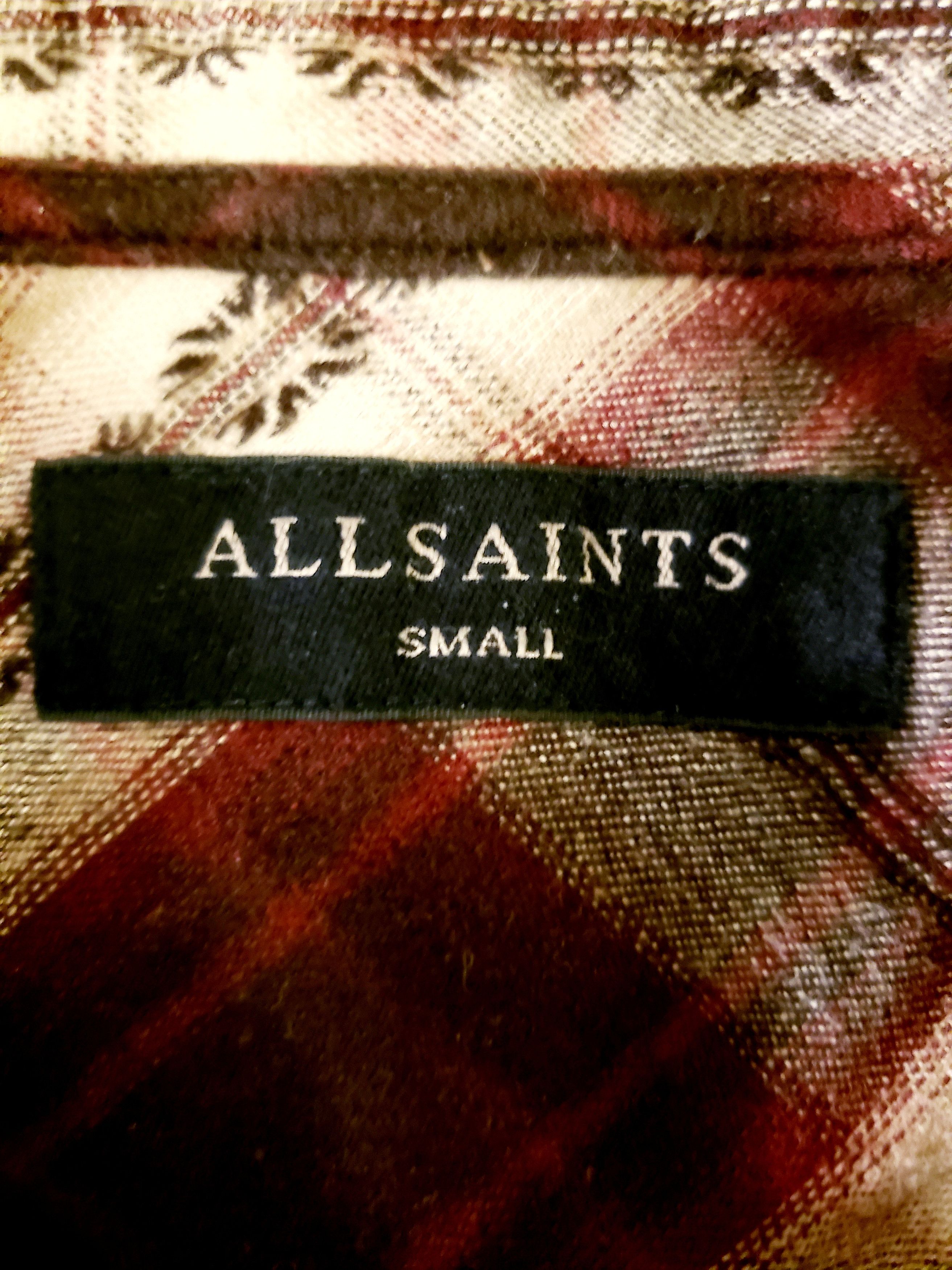 Allsaints Allsaints Hellertown Flannel Red Black White Size US S / EU 44-46 / 1 - 4 Thumbnail