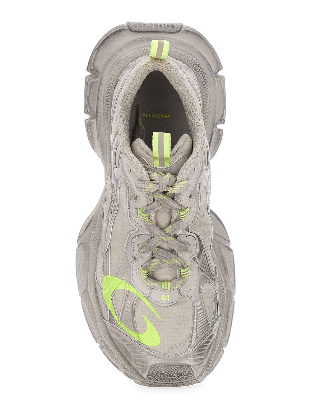 Balenciaga '3XL' Beige Low Top Sneakers with Logo Detail in Tech Fabric Man Size US 10 / EU 43 - 4 Thumbnail