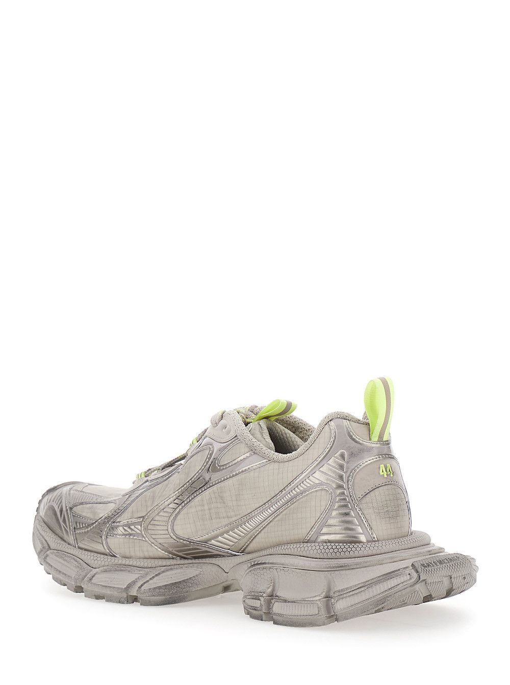 Balenciaga '3XL' Beige Low Top Sneakers with Logo Detail in Tech Fabric Man Size US 10 / EU 43 - 3 Thumbnail