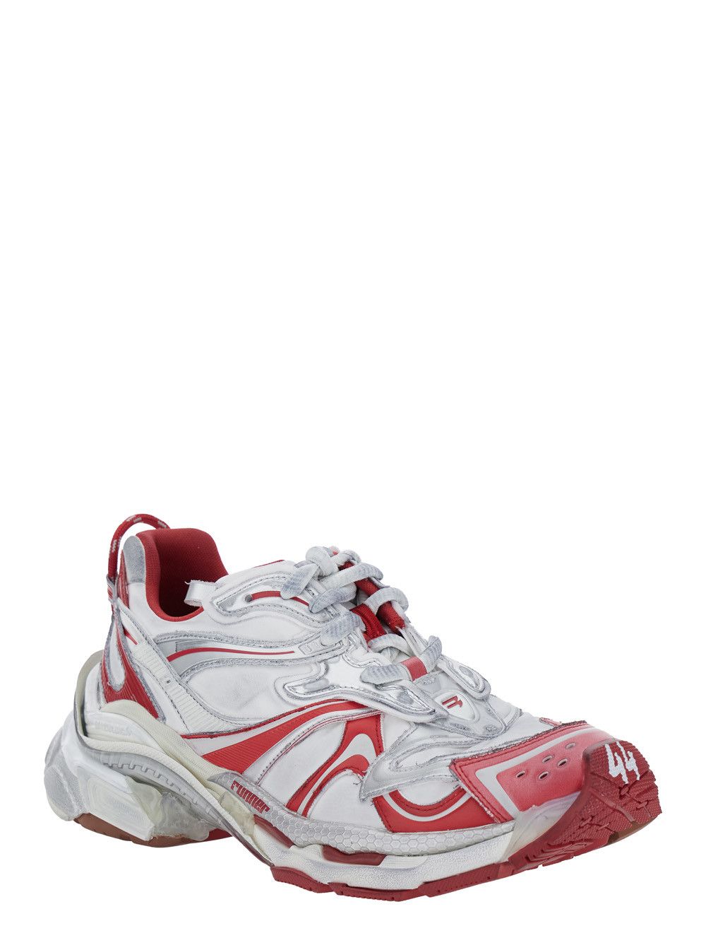 Balenciaga 'Runner 2' Multicolor Sneaker with Embossed Logo in Mesh and Nylon Man Size US 11 / EU 44 - 2 Thumbnail