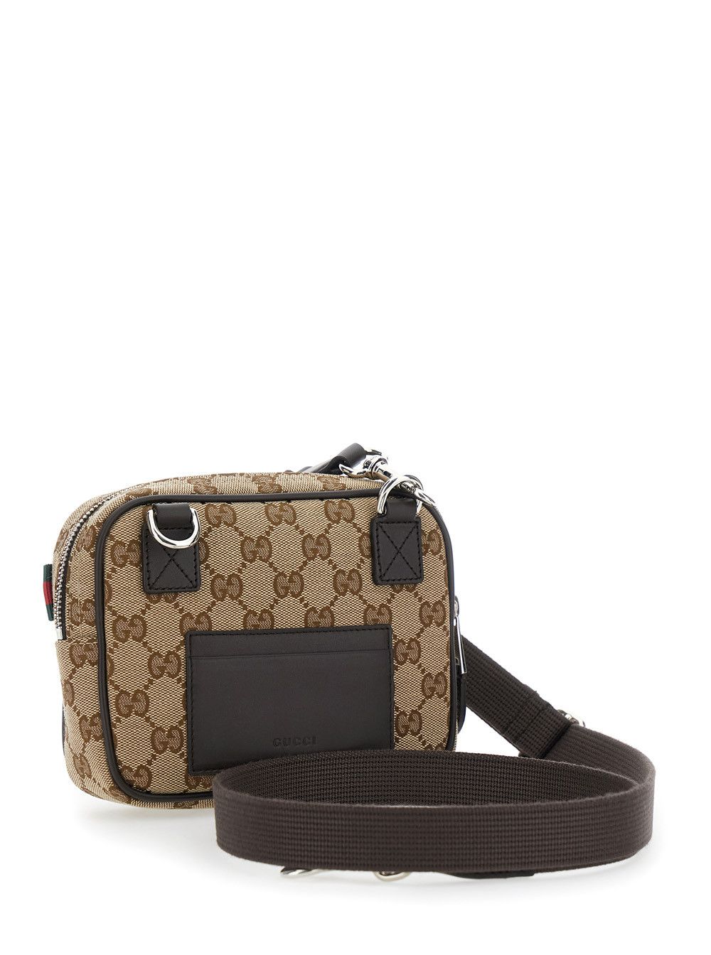 Gucci Beige Shoulder Bag with GG All-Over Motif and Removable Shoulder Strap in Canvas Man Size ONE SIZE - 3 Thumbnail