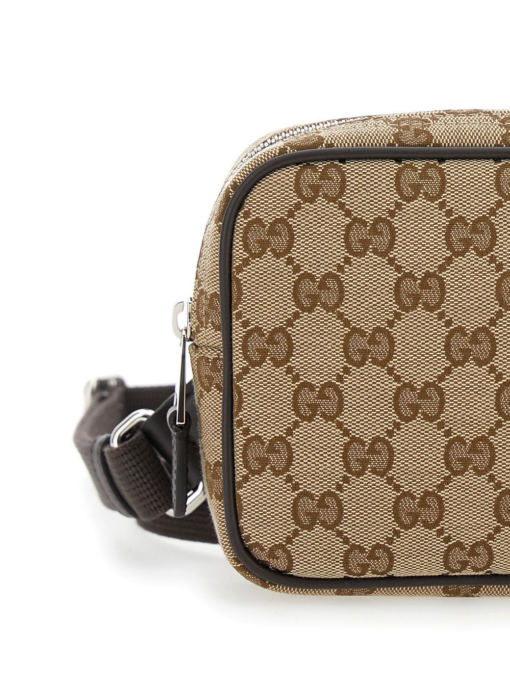 Gucci Beige Shoulder Bag with GG All-Over Motif and Removable Shoulder Strap in Canvas Man Size ONE SIZE - 5 Thumbnail
