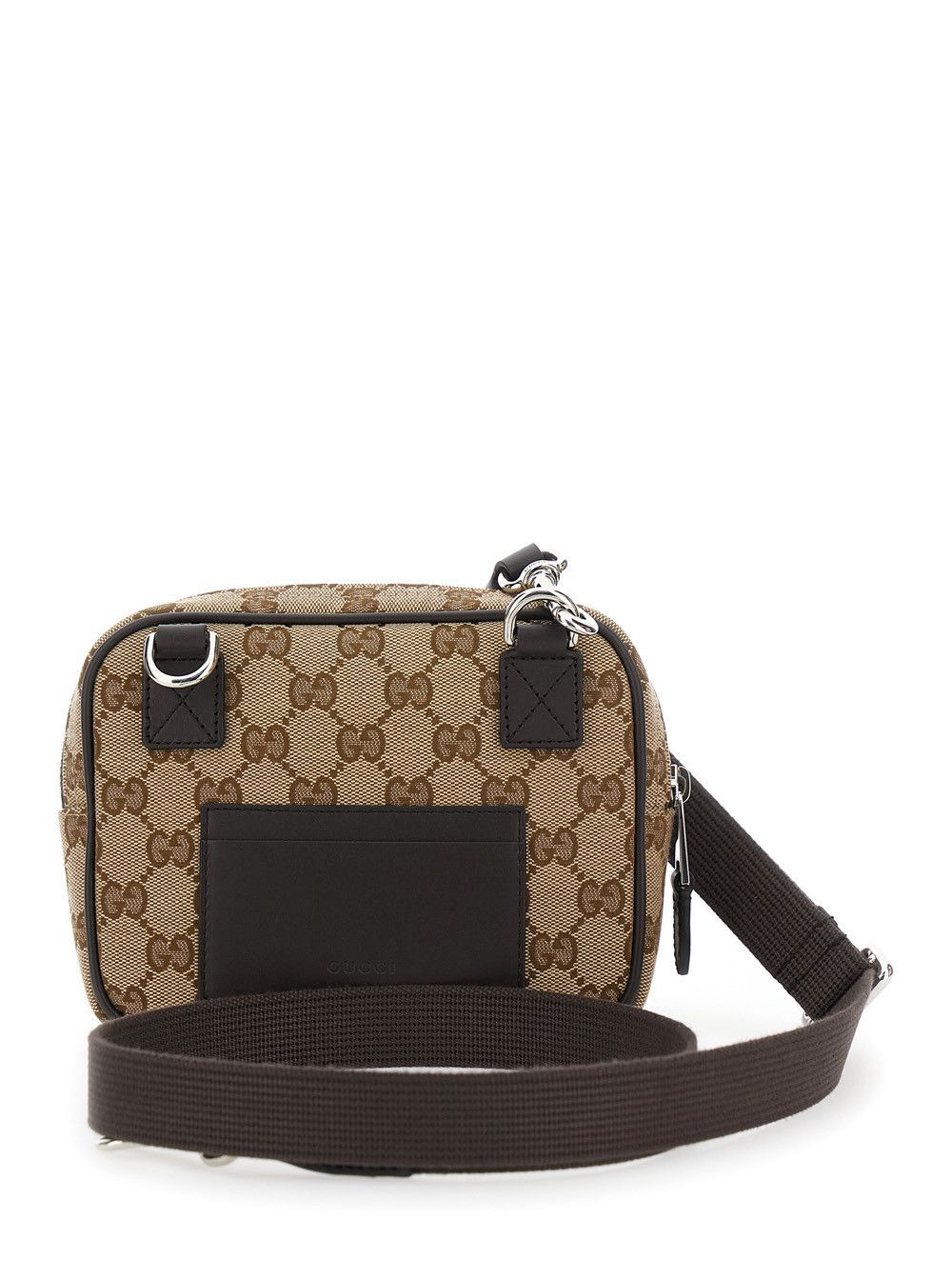 Gucci Beige Shoulder Bag with GG All-Over Motif and Removable Shoulder Strap in Canvas Man Size ONE SIZE - 4 Thumbnail