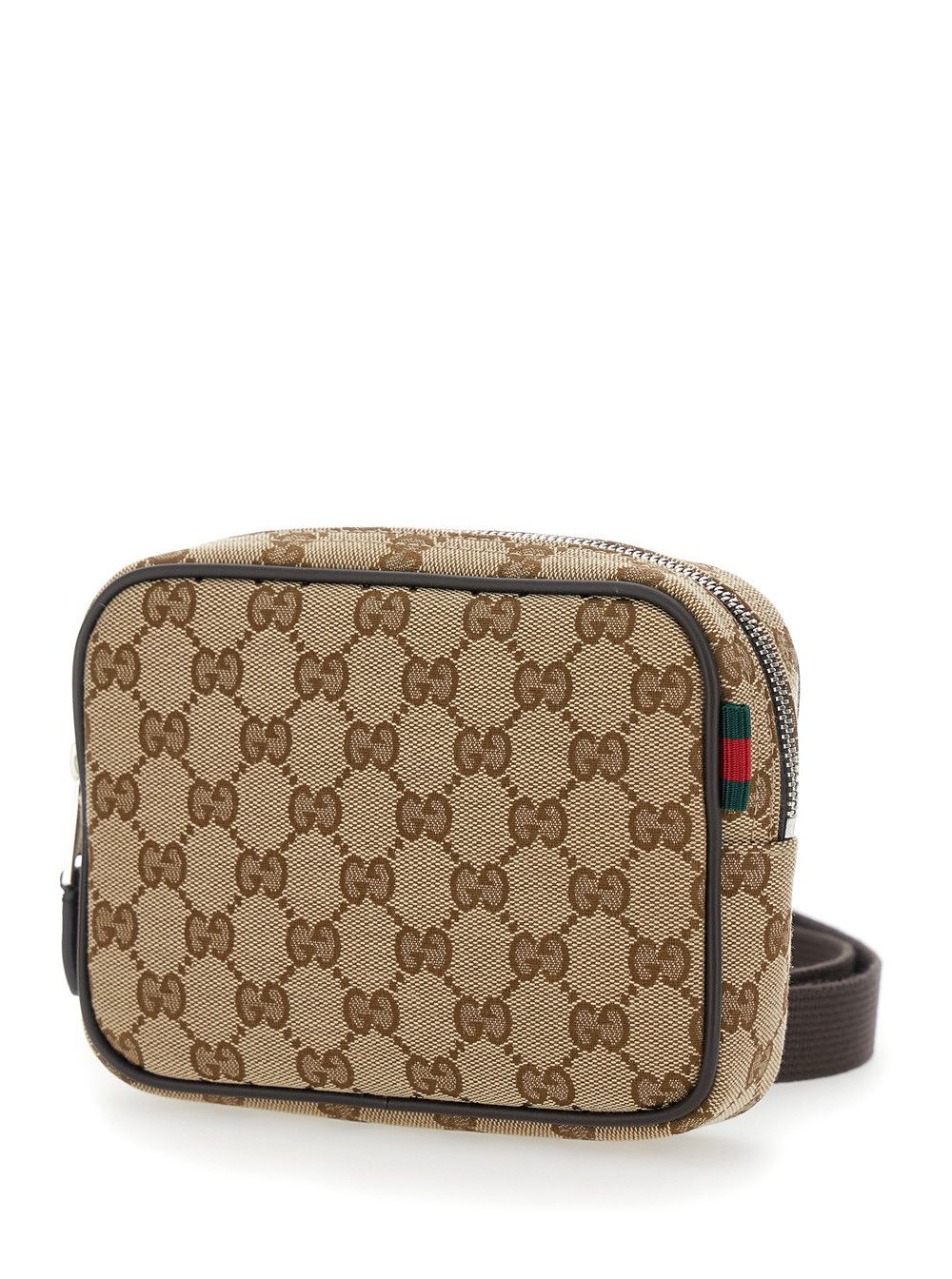 Gucci Beige Shoulder Bag with GG All-Over Motif and Removable Shoulder Strap in Canvas Man Size ONE SIZE - 2 Thumbnail
