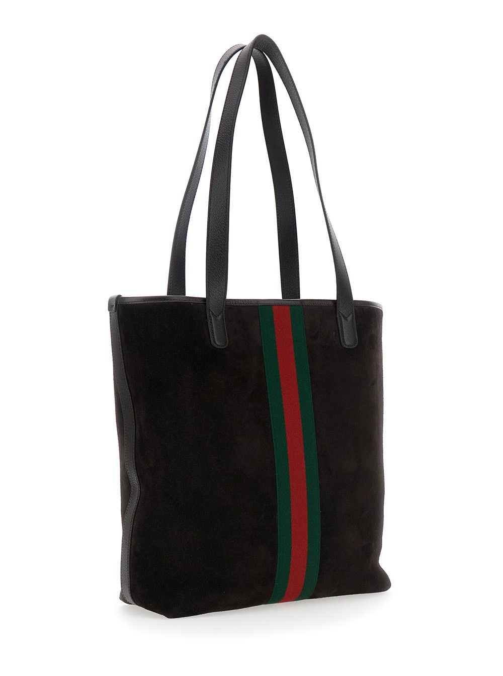 Gucci Brown 'Ophidia' Shoulder Bag with GG Plate on the Front and Web Detail in GG Supreme Fabric and Leather for Men Size ONE SIZE - 3 Thumbnail