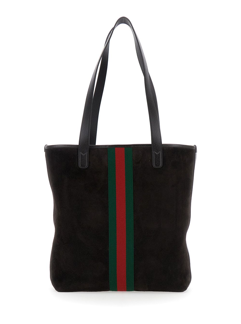 Gucci Brown 'Ophidia' Shoulder Bag with GG Plate on the Front and Web Detail in GG Supreme Fabric and Leather for Men Size ONE SIZE - 4 Thumbnail