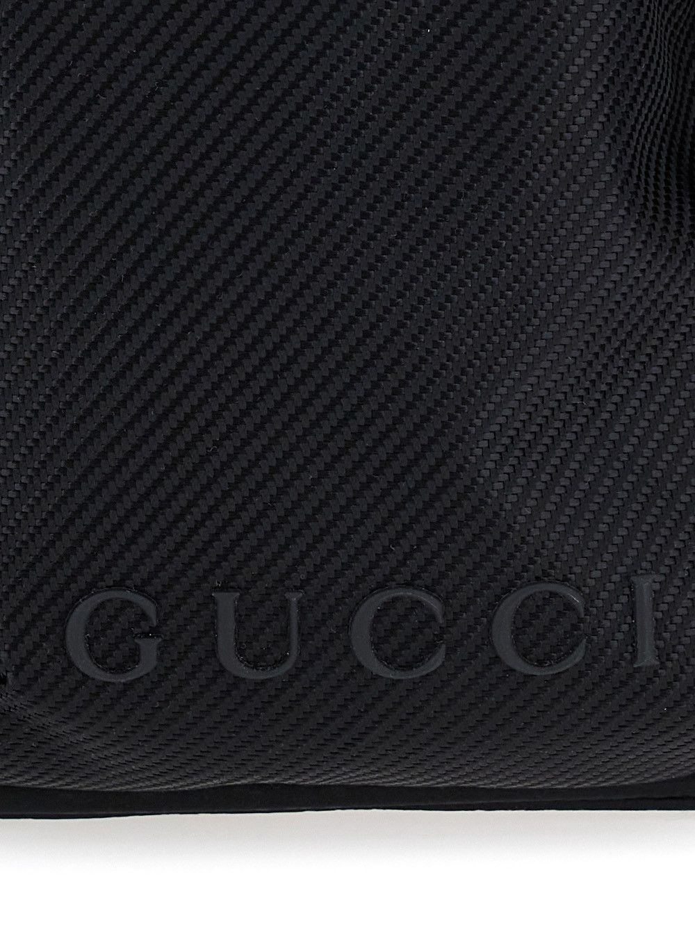 Gucci Black Suitcase with Tone-on-Tone GG All-Over Motif in Tech Fabric Man Size US M / EU 48-50 / 2 - 5 Thumbnail