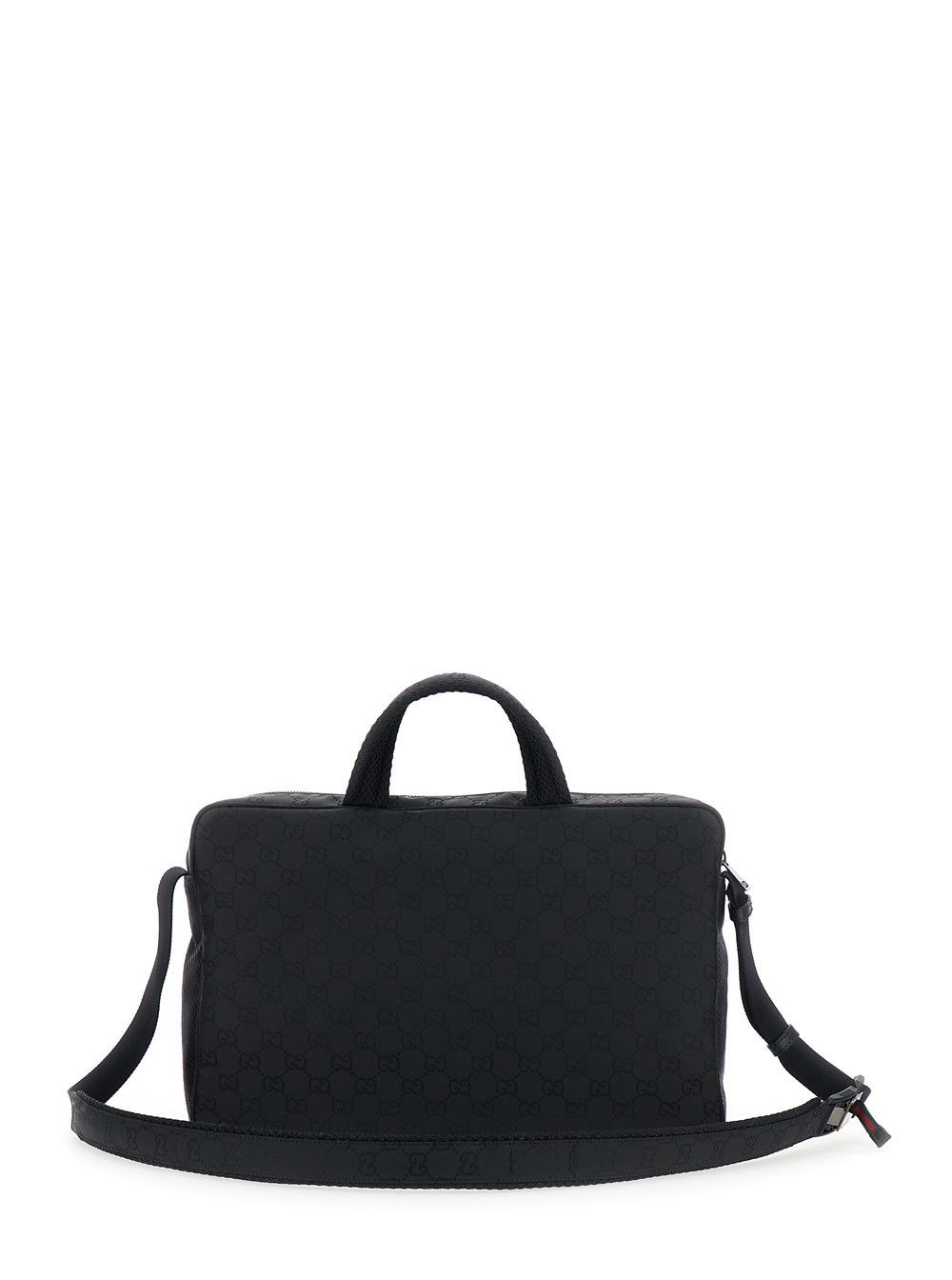 Gucci Black Suitcase with Tone-on-Tone GG All-Over Motif in Tech Fabric Man Size US M / EU 48-50 / 2 - 4 Thumbnail