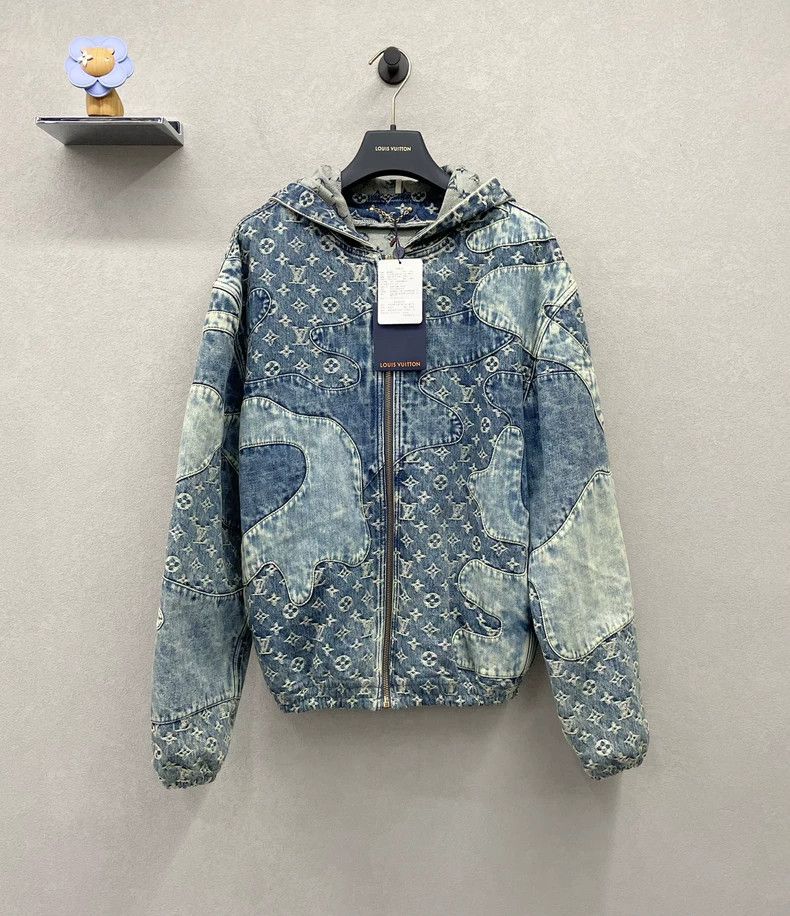 Louis Vuitton Louis Vuitton Denim Jacket with Hood - dmc Size US L / EU 52-54 / 3 - 3 Thumbnail