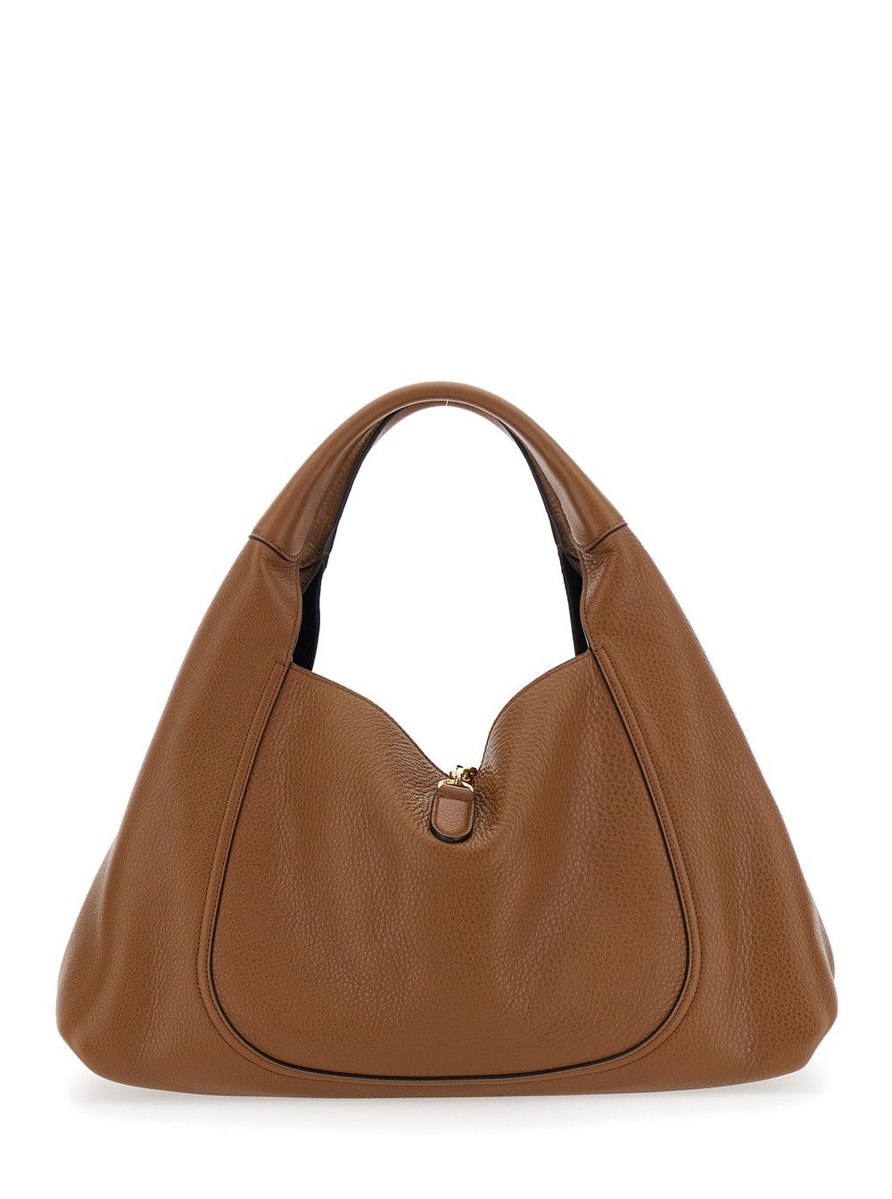 Gucci Brown Shoulder Bag with Horsebit Closure in Grained Leather Woman Size ONE SIZE - 4 Thumbnail