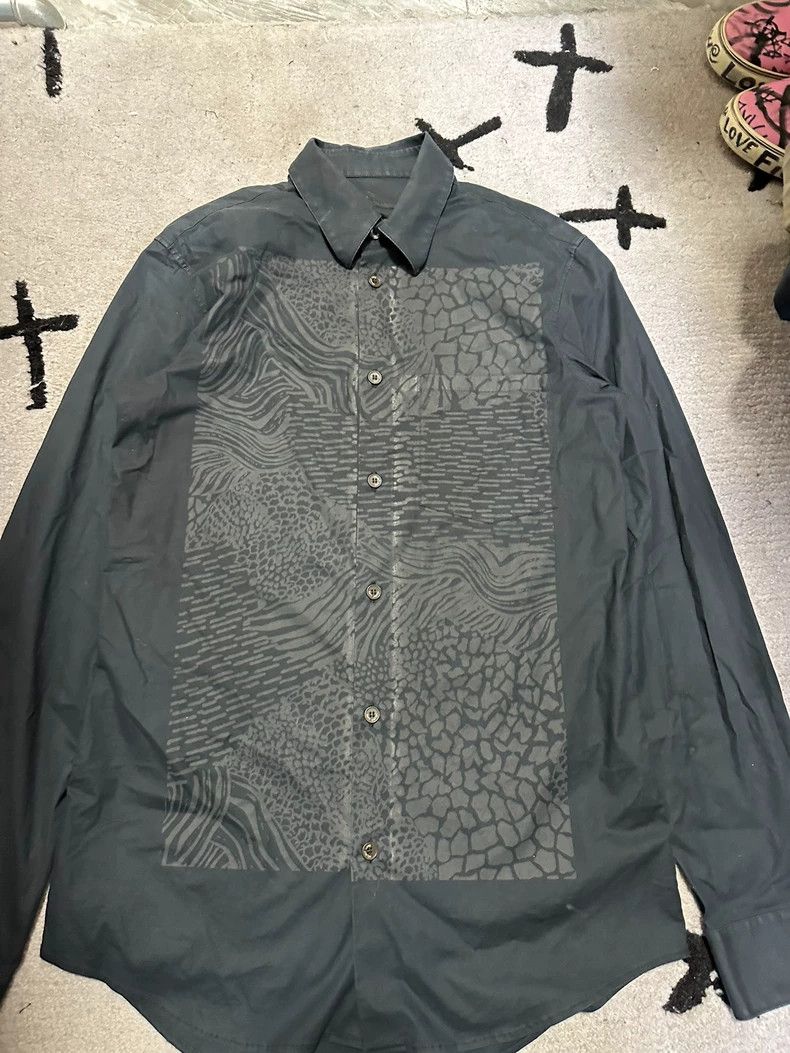 Helmut Lang Helmut Lang Abstract Print Shirt Size US M / EU 48-50 / 2 - 2 Thumbnail