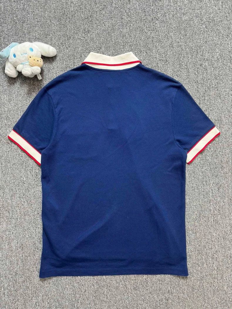 Gucci Gucci Blue Red Embroidered Logo Polo Shirt Size US M / EU 48-50 / 2 - 3 Thumbnail