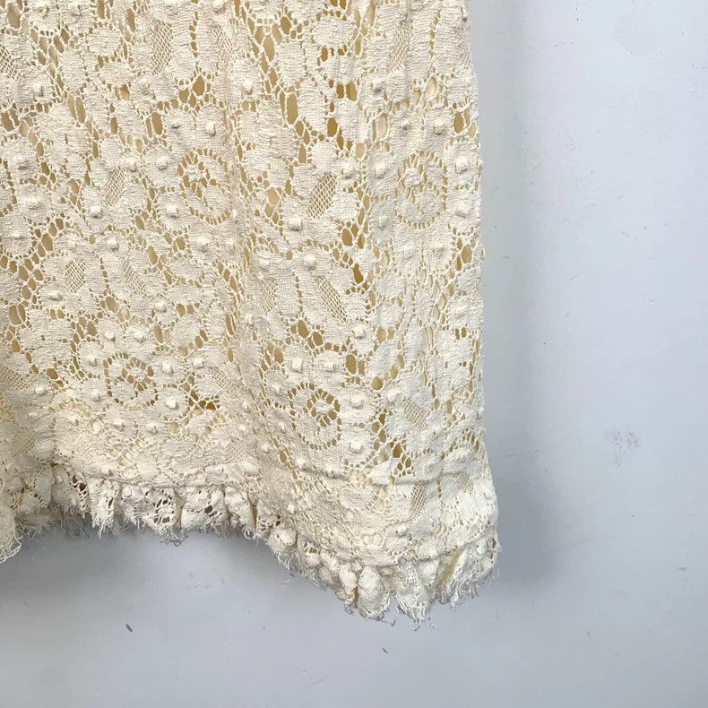 Gucci Beige Lace Cotton Sleeveless Dress Size XS / US 0-2 / IT 36-38 - 4 Thumbnail