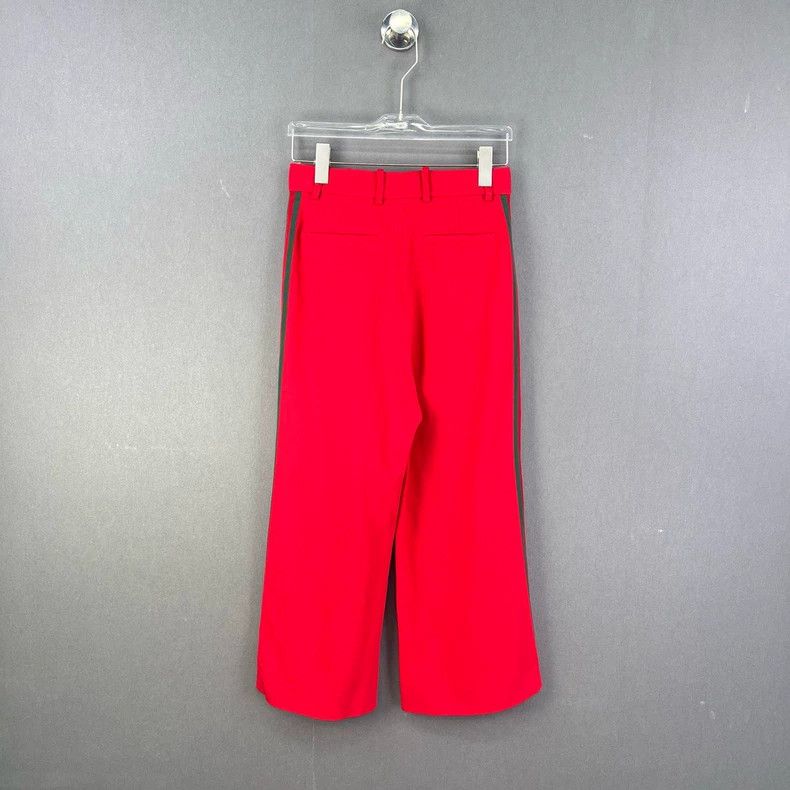 Gucci Gucci Red Striped Wide-Leg Trousers Size US 31 - 2 Thumbnail
