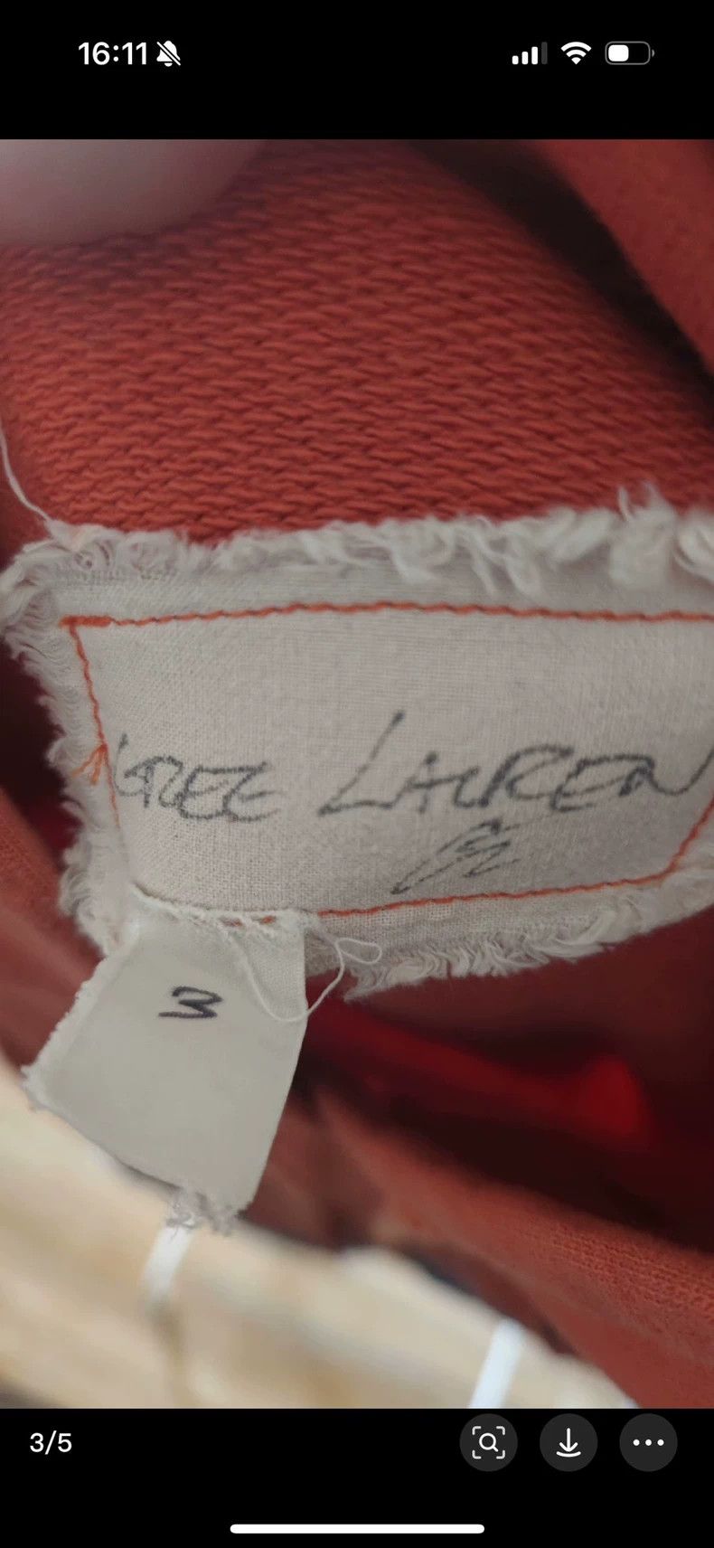 Greg Lauren Greg Lauren Make old ripped denim hoodies and hoodies Size US L / EU 52-54 / 3 - 3 Thumbnail
