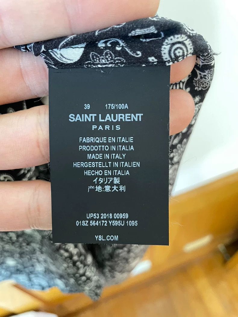Saint Laurent Paris Saint Laurent Paris Retro patterned shirt Size US XS / EU 42 / 0 - 4 Thumbnail