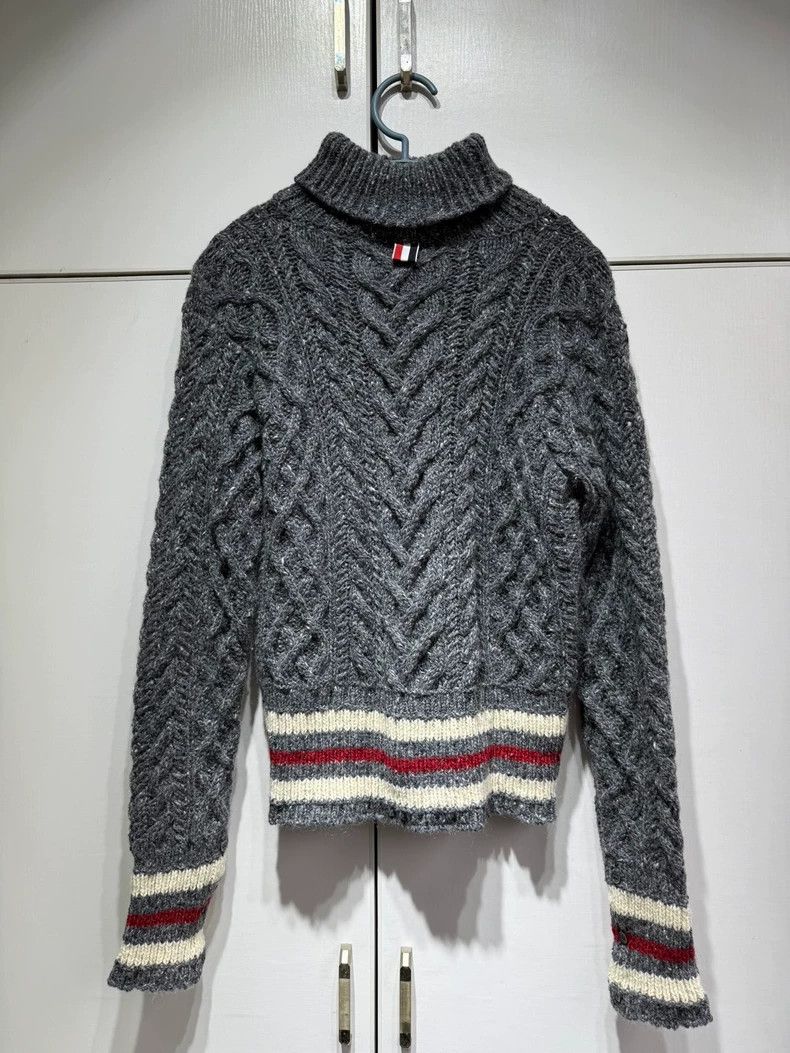 Thom Browne Thom Browne Cable Knit Sweater-dmc Size US M / EU 48-50 / 2 - 2 Thumbnail